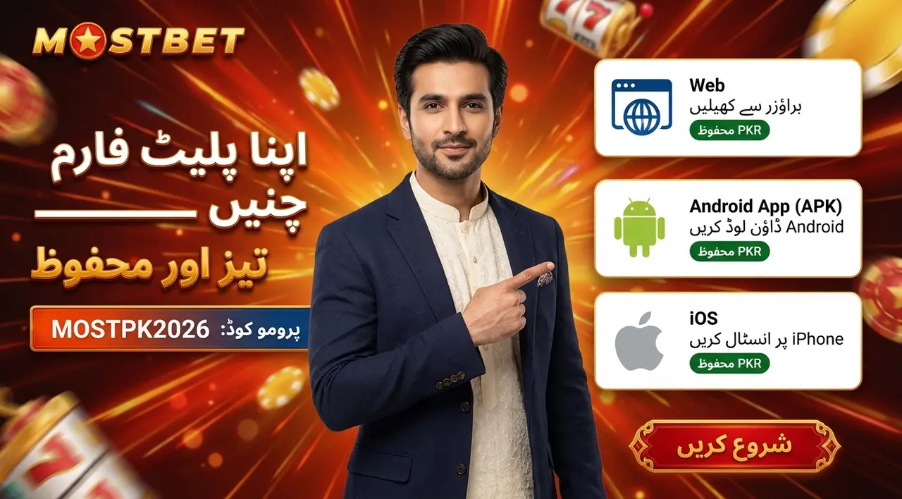 User goals served by Mostbet Pakistan